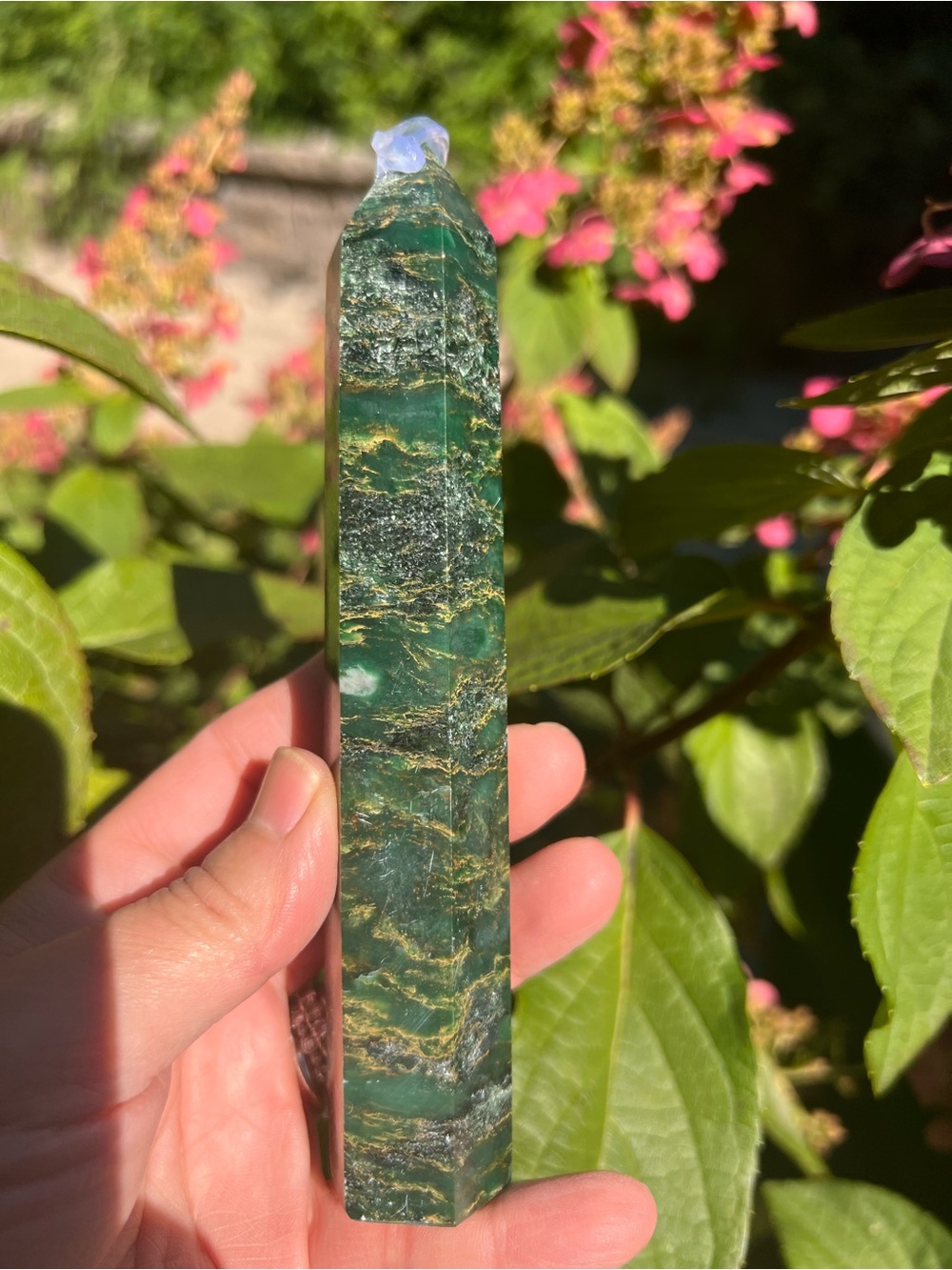 Emerald (2) Quartz tower | crystal